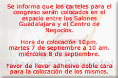 Colocación de Carteles